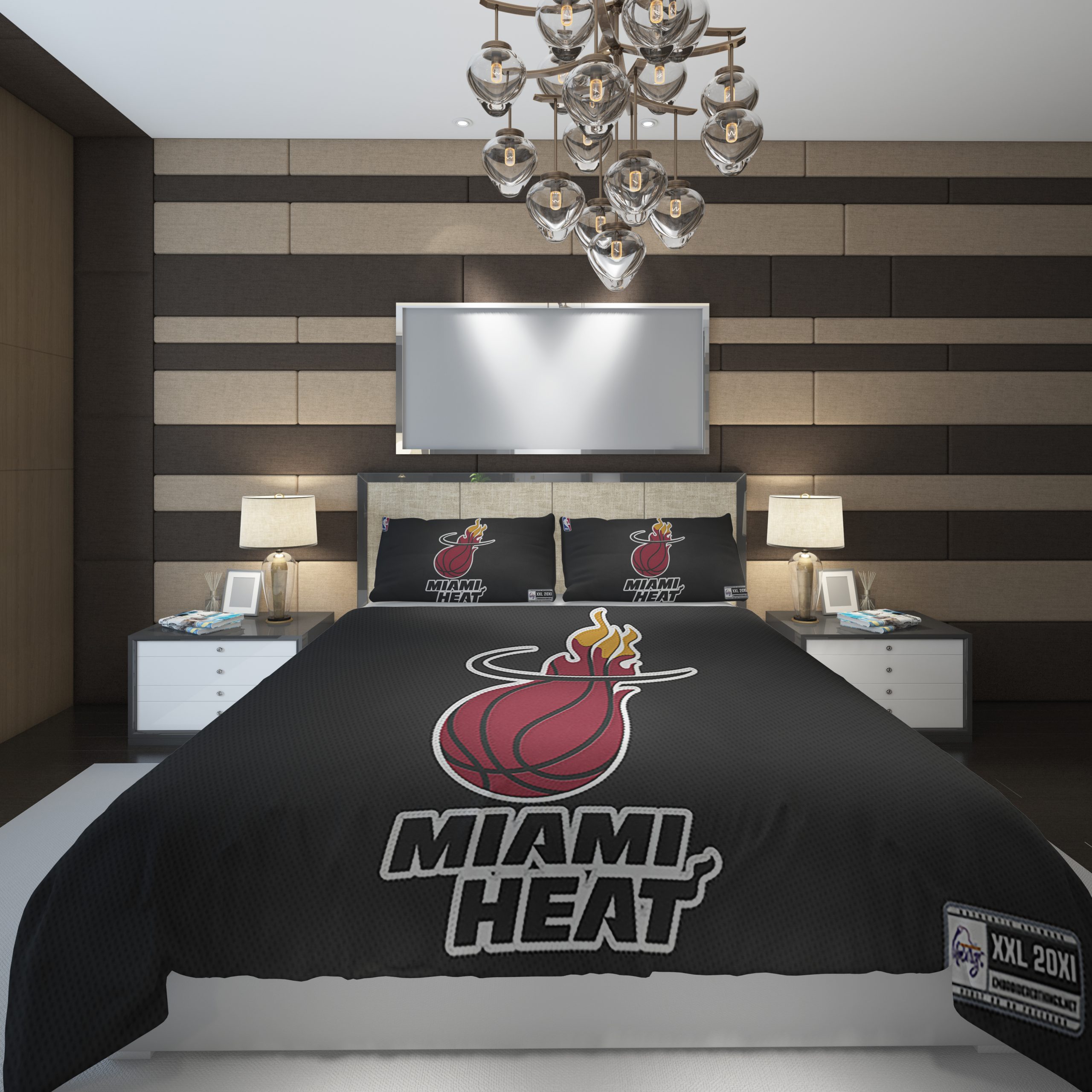 Miami Heat NBA Basketball ize Duvet Cover and Pillowcase Set Bedding Set Miami Heat NBA Basketball ize Duvet Cover and Pillowcase Set Bedding Set