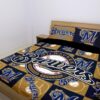 Miami Marlins Duvet Cover and Pillowcase Set Bedding Set 1047