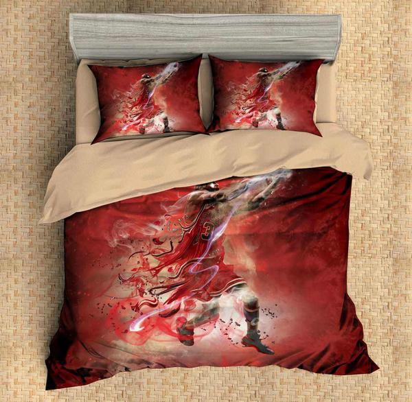 Michael Jordan Duvet Cover and Pillowcase Set Bedding Set Michael Jordan Duvet Cover and Pillowcase Set Bedding Set