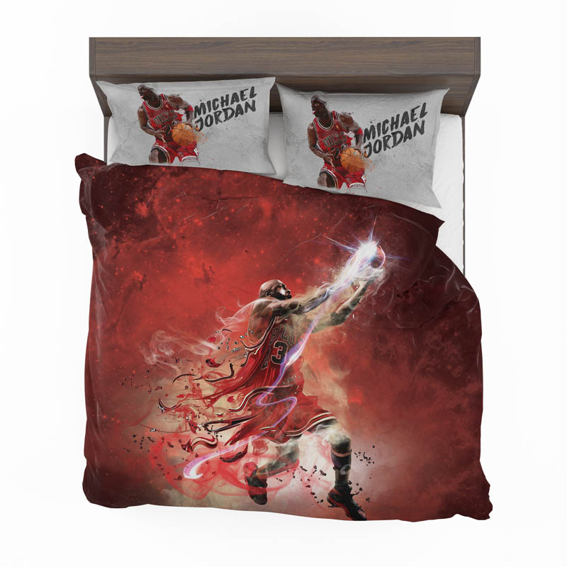 Michael Jordan Nba Basketball Duvet Cover and Pillowcase Set Bedding Set Michael Jordan Nba Basketball Duvet Cover and Pillowcase Set Bedding Set