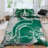 Michigan State Spartans Ncaa Logo Bedding Set