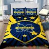 Michigan Wolverines Ncaa Logo Bedding Set