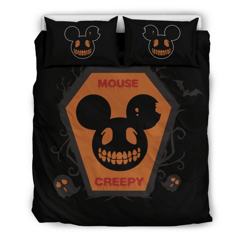 Mickey Creepy Duvet Cover and Pillowcase Set Bedding Set 924 Mickey Creepy Duvet Cover and Pillowcase Set Bedding Set 924