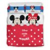 Mickey Minnie Disney 462 Duvet Cover and Pillowcase Set Bedding Set