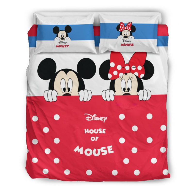 Mickey Minnie Disney 462 Duvet Cover and Pillowcase Set Bedding Set Mickey Minnie Disney 462 Duvet Cover and Pillowcase Set Bedding Set