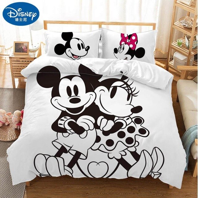 Mickey Minnie Mouse 231 Duvet Cover and Pillowcase Set Bedding Set Mickey Minnie Mouse 231 Duvet Cover and Pillowcase Set Bedding Set
