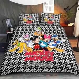 Mickey Mouse And Friends Disney Luxury Brand Bedding Set