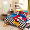 Mickey Mouse Blue Red Bedding Set