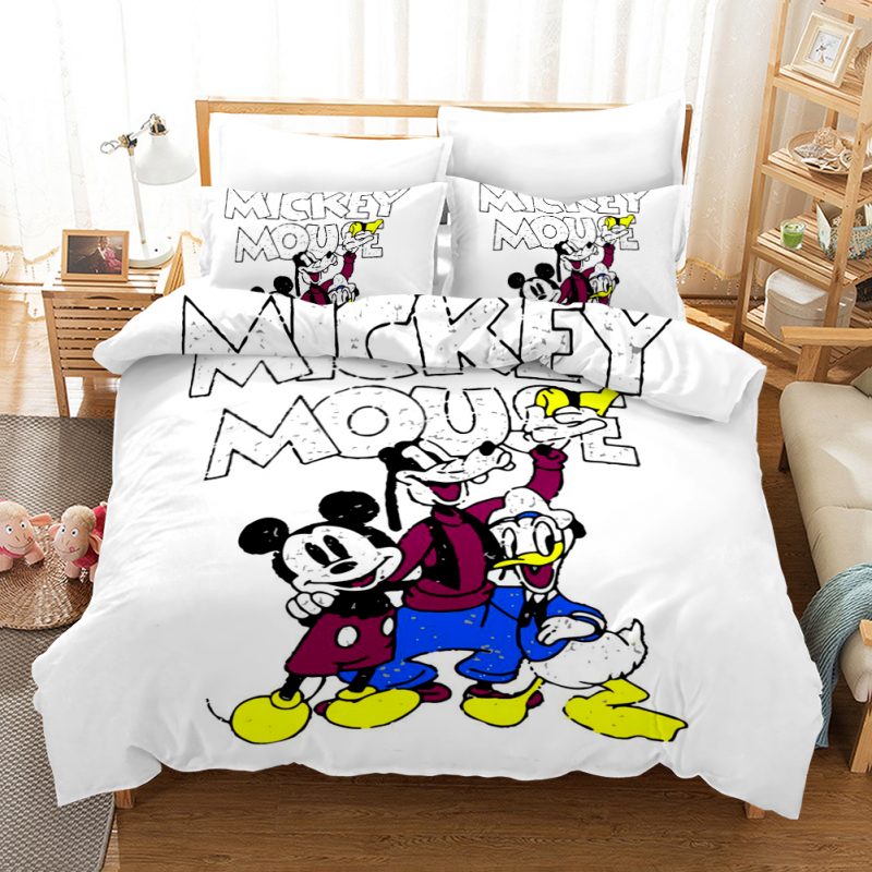 Mickey Mouse Duvet Cover and Pillowcase Set Bedding Set 822 Mickey Mouse Duvet Cover and Pillowcase Set Bedding Set 822