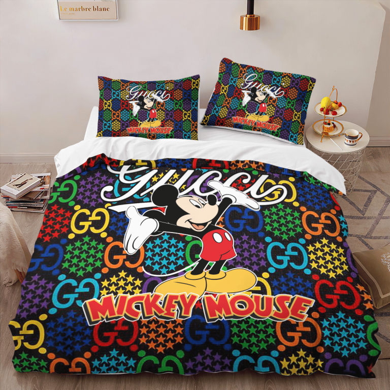 Mickey-Mouse-Gucci-Bedding-Set-1-1