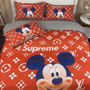 Mickey Mouse Supreme Louis Vuitton Bedding Sets