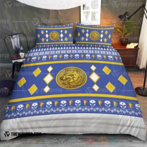 Mighty Morphin Ninjetti Blue Wolf Ranger Custom Bedding Set