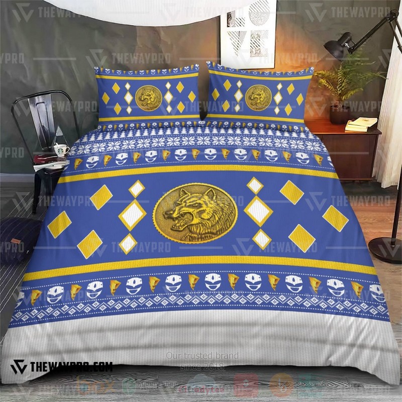 Mighty Morphin Ninjetti Blue Wolf Ranger Custom Bedding Set Mighty Morphin Ninjetti Blue Wolf Ranger Custom Bedding Set