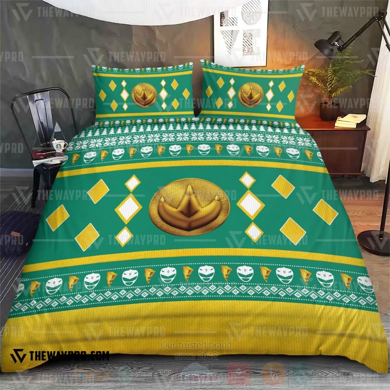 Mighty Morphin Ninjetti Green Dragon Ranger Custom Bedding Set Mighty Morphin Ninjetti Green Dragon Ranger Custom Bedding Set