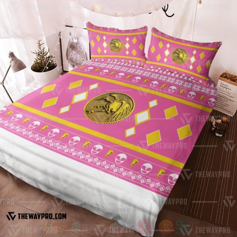 Mighty-Morphin-Ninjetti-Pink-Crane-Custom-Bedding-Set-2
