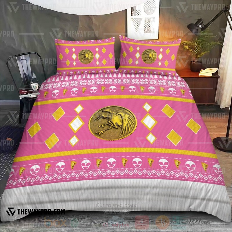 Mighty Morphin Ninjetti Pink Crane Custom Bedding Set Mighty Morphin Ninjetti Pink Crane Custom Bedding Set