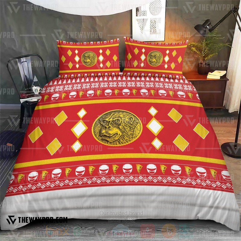 Mighty Morphin Ninjetti Red Ape Ranger Custom Bedding Set Mighty Morphin Ninjetti Red Ape Ranger Custom Bedding Set