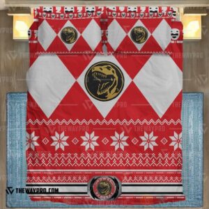Mighty Morphin Power Rangers Red Ranger Custom Bedding Set