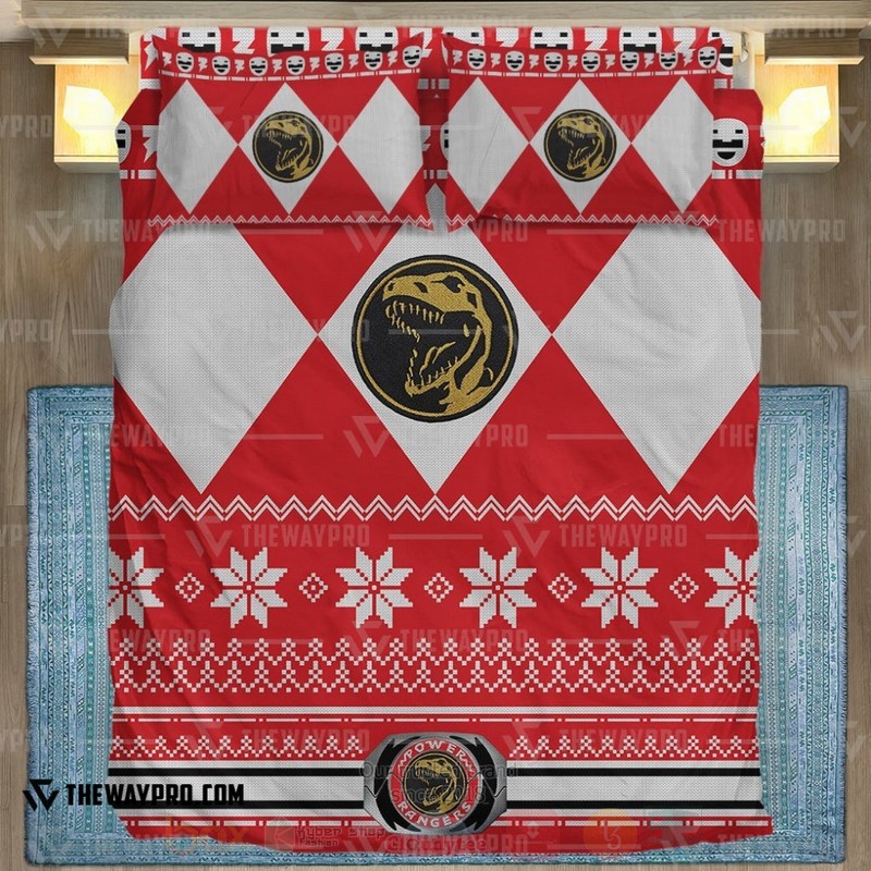 Mighty Morphin Power Rangers Red Ranger Custom Bedding Set Mighty Morphin Power Rangers Red Ranger Custom Bedding Set