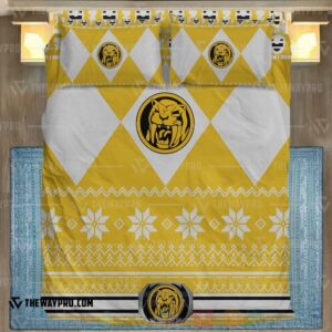 Mighty Morphin Power Rangers Yellow Ranger Custom Bedding Set