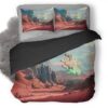 Millennium Falcon Artwork 0J Duvet Cover and Pillowcase Set Bedding Set