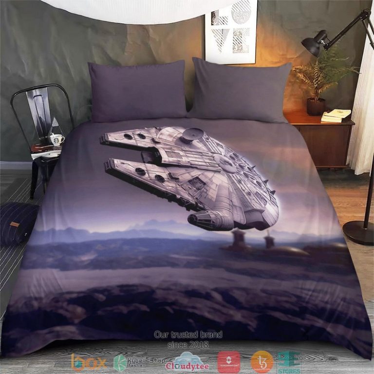 Millennium-Falcon-In-Space-Star-Wars-Bedding-Set-1