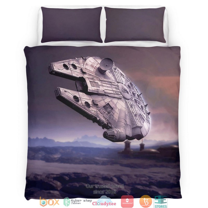 Millennium Falcon In Space Star Wars Bedding Set Millennium Falcon In Space Star Wars Bedding Set
