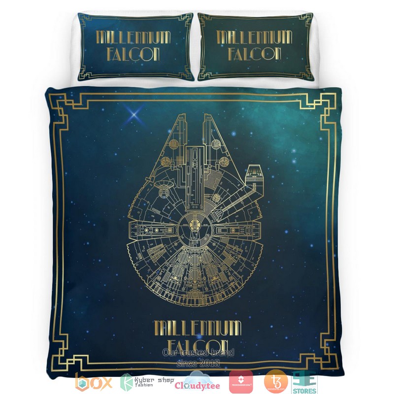 Millennium Falcon Star Wars Bedding Set Millennium Falcon Star Wars Bedding Set