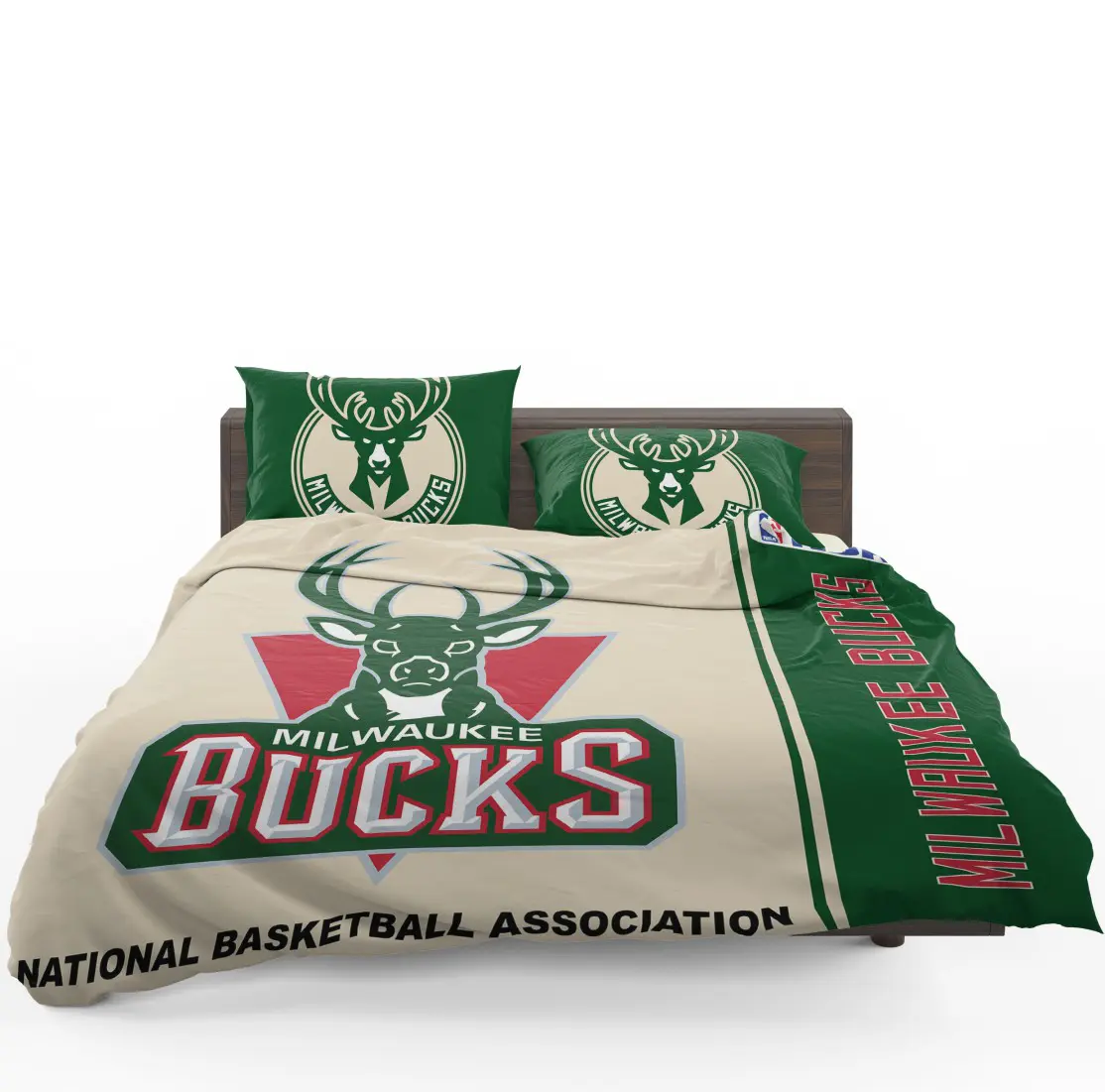 Milwaukee Bucks NBA Basketball Bedding Set Milwaukee Bucks NBA Basketball Bedding Set