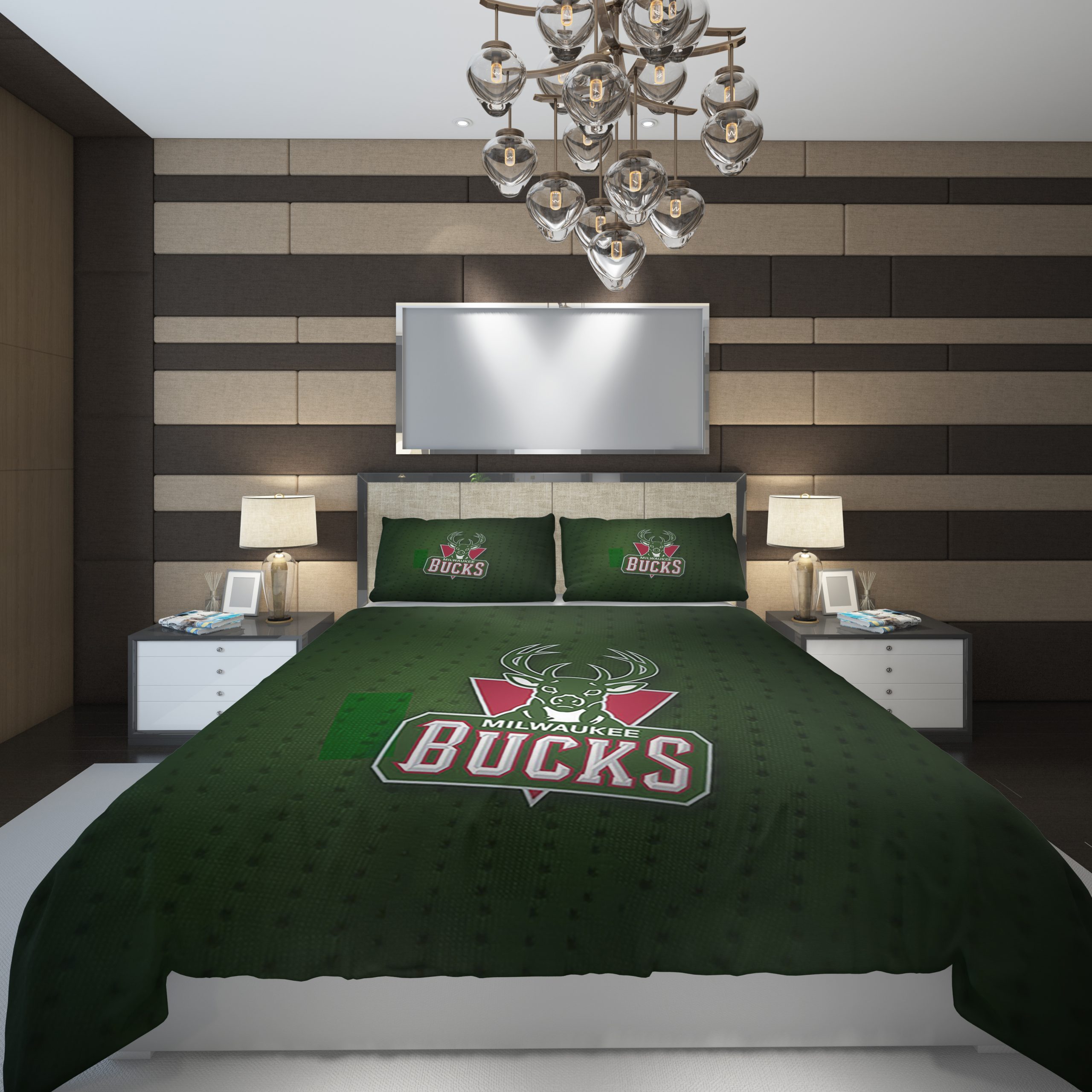 Milwaukee Bucks4 NBA Basketball ize Duvet Cover and Pillowcase Set Bedding Set Milwaukee Bucks4 NBA Basketball ize Duvet Cover and Pillowcase Set Bedding Set