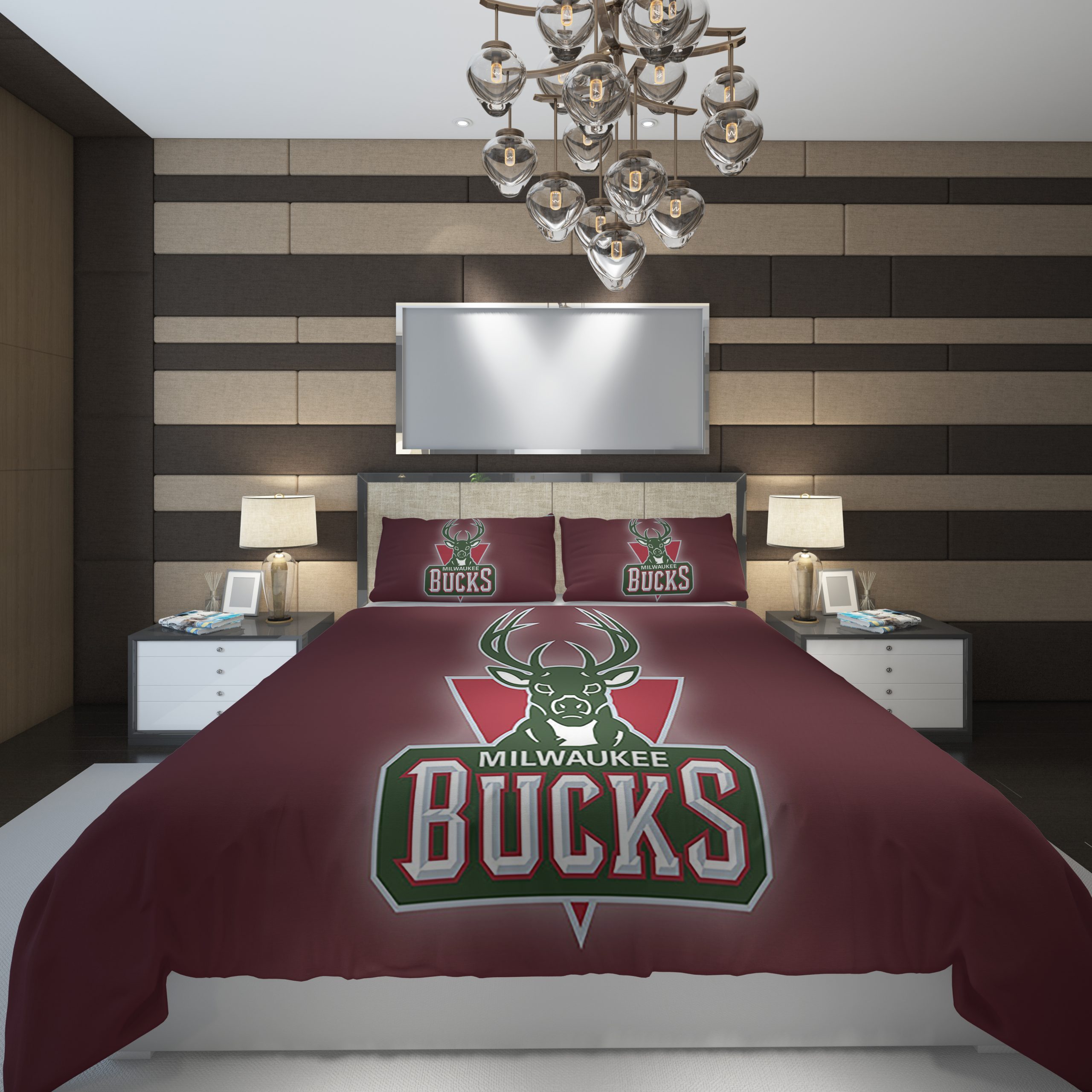 Milwaukee Bucks5 NBA Basketball ize Duvet Cover and Pillowcase Set Bedding Set Milwaukee Bucks5 NBA Basketball ize Duvet Cover and Pillowcase Set Bedding Set