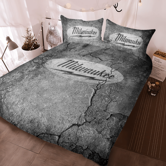 Milwaukee Cracked Art Bedding Set Milwaukee Cracked Art Bedding Set
