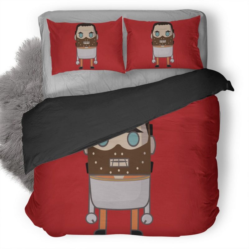 Mime Hannibal Lecter 2K Duvet Cover and Pillowcase Set Bedding Set Mime Hannibal Lecter 2K Duvet Cover and Pillowcase Set Bedding Set