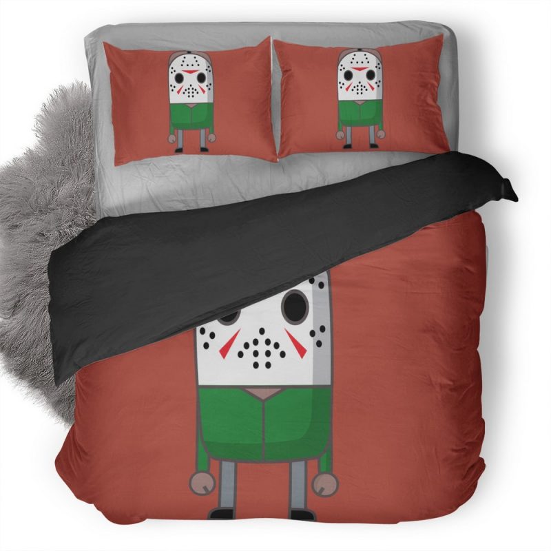 Mime Jason The Friday 13Th U8 Duvet Cover and Pillowcase Set Bedding Set Mime Jason The Friday 13Th U8 Duvet Cover and Pillowcase Set Bedding Set