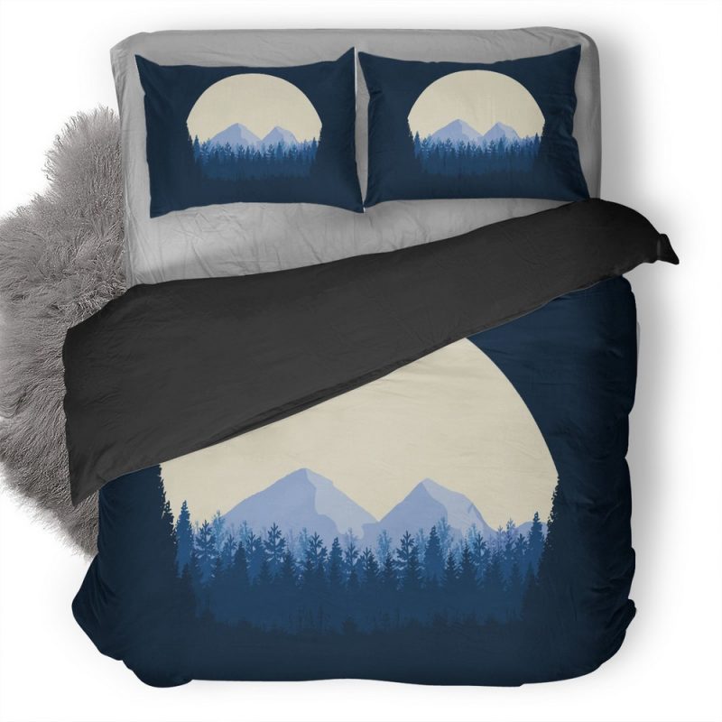 Minimalist Mountains 19 Duvet Cover and Pillowcase Set Bedding Set Minimalist Mountains 19 Duvet Cover and Pillowcase Set Bedding Set