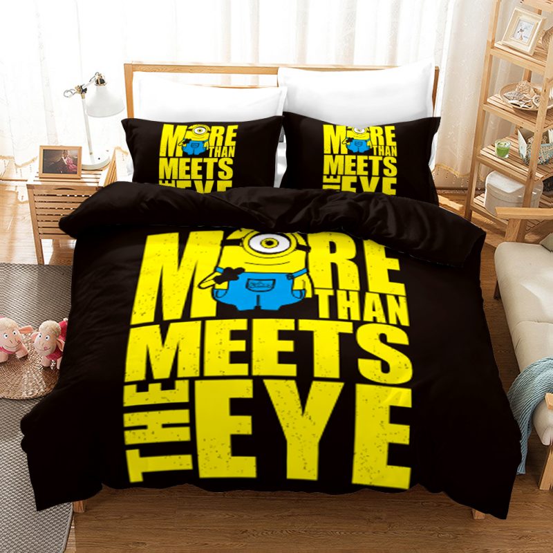 Minions Duvet Cover and Pillowcase Set Bedding Set 821 Minions Duvet Cover and Pillowcase Set Bedding Set 821