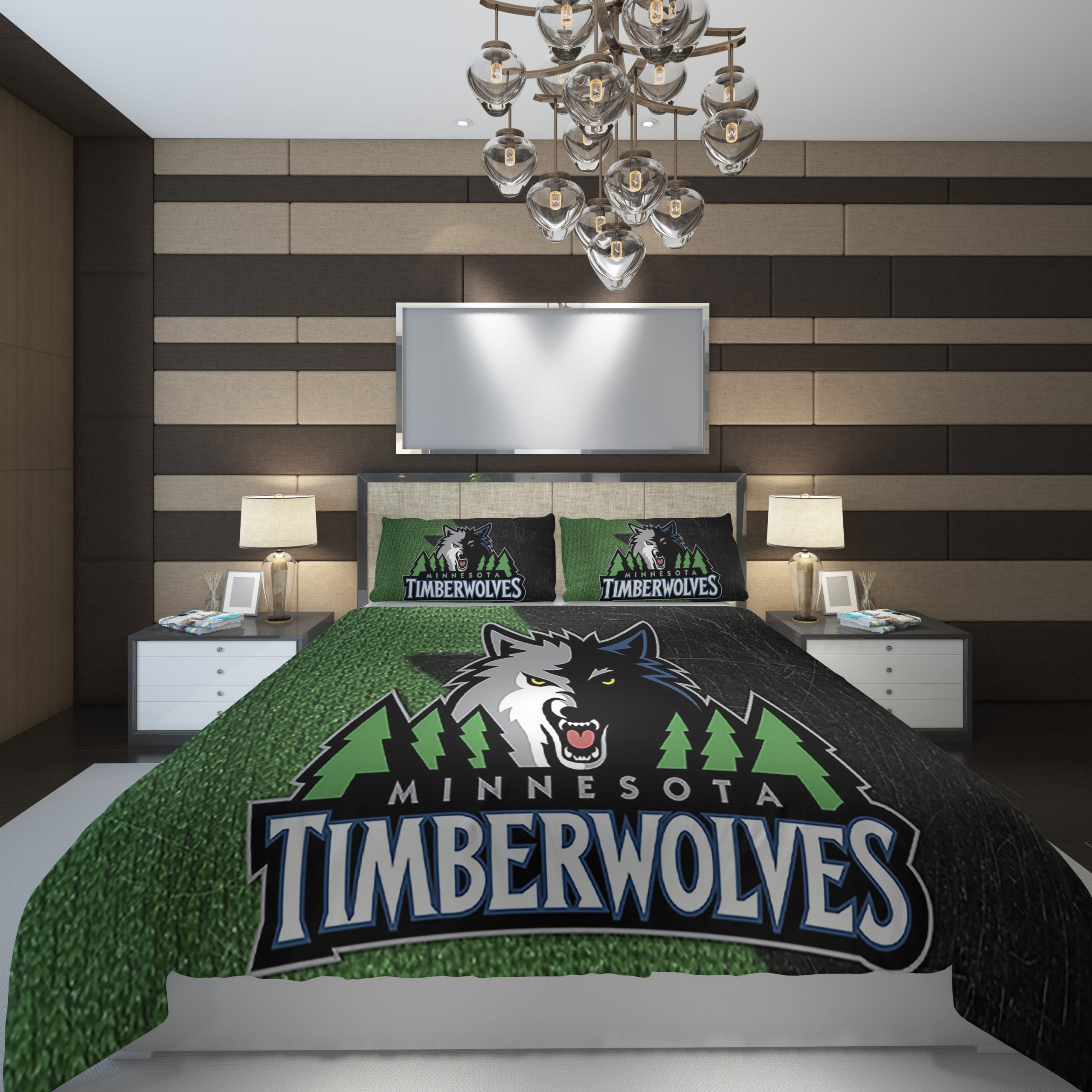 Minnesota Timberwolves 2 NBA Basketball ize Duvet Cover and Pillowcase Set Bedding Set Minnesota Timberwolves 2 NBA Basketball ize Duvet Cover and Pillowcase Set Bedding Set