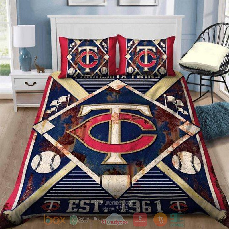 Minnesota Twins Mlb Est 1961 Bedding Set Minnesota Twins Mlb Est 1961 Bedding Set