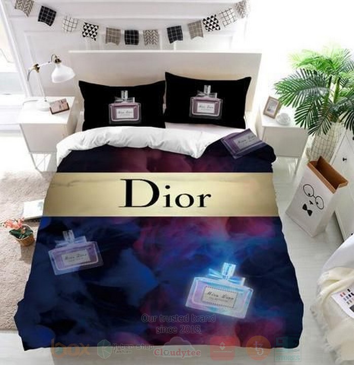 Miss Dior Perfume Bottle Inspired Bedding Set Miss Dior Perfume Bottle Inspired Bedding Set