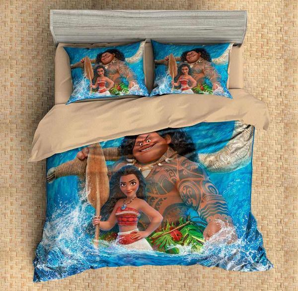 Moana Duvet Cover and Pillowcase Set Bedding Set 444 Moana Duvet Cover and Pillowcase Set Bedding Set 444