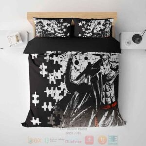 Monkey D. Lufy Jigsaw Pieces Embossed One Piece Bedding Set