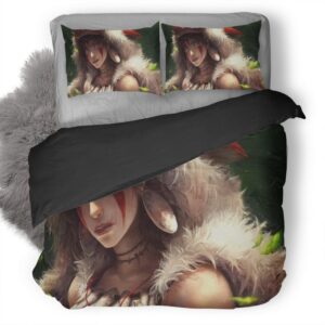 Mononoke Art B8 Duvet Cover and Pillowcase Set Bedding Set