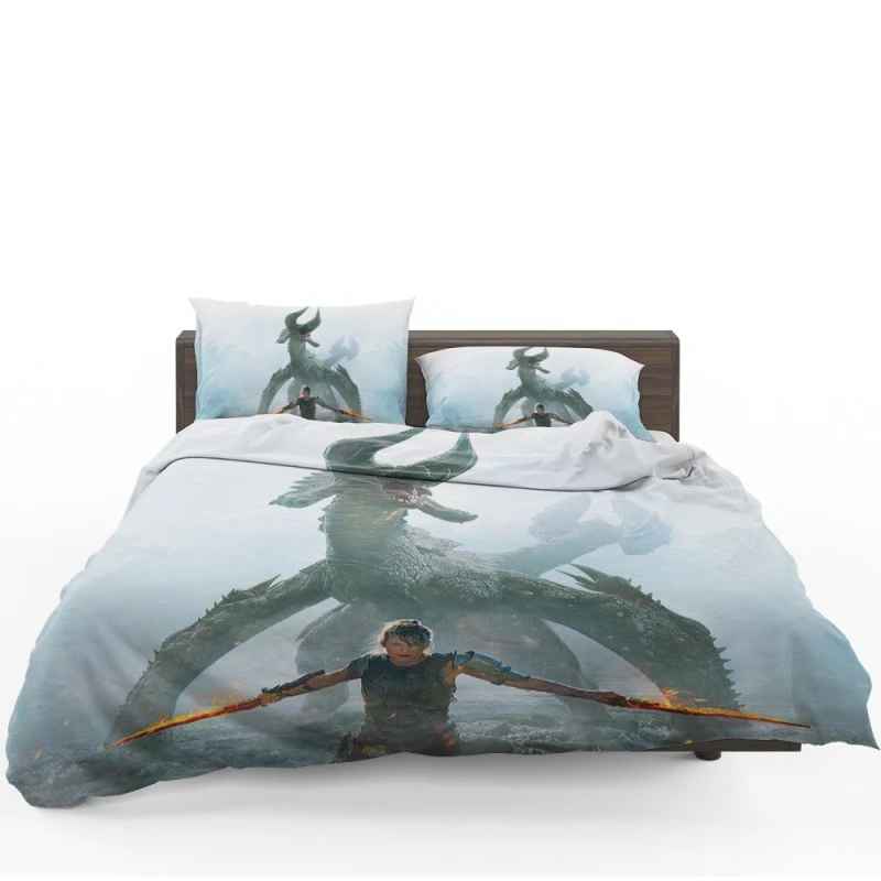 Monster Hunter Movie Milla Jovovich Black Diablos Bedding Set Monster Hunter Movie Milla Jovovich Black Diablos Bedding Set