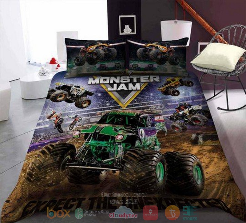 Monster Jam Graphic Bedding Set Monster Jam Graphic Bedding Set