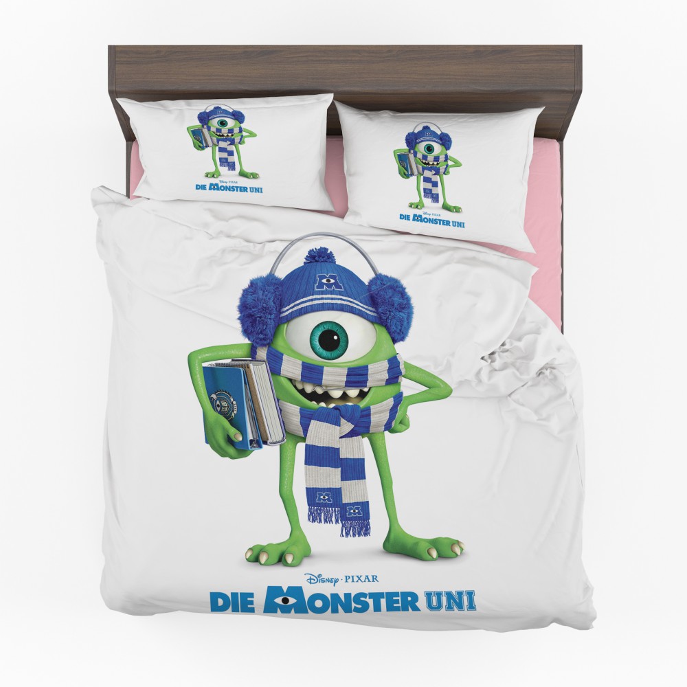 Monsters University Mike Wazowski Scarves Hats Books Disney Pixar Bedding Set Monsters University Mike Wazowski Scarves Hats Books Disney Pixar Bedding Set