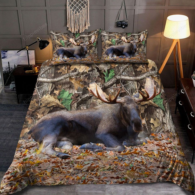Moose Hunting Bedding Set Moose Hunting Bedding Set