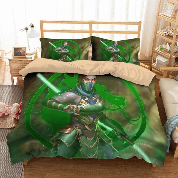 Mortal Kombat 11 Duvet Cover and Pillowcase Set Bedding Set Mortal Kombat 11 Duvet Cover and Pillowcase Set Bedding Set