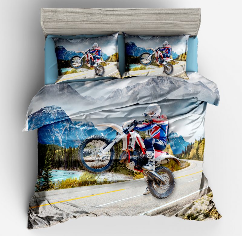 Moto 2 Duvet Cover and Pillowcase Set Bedding Set Moto 2 Duvet Cover and Pillowcase Set Bedding Set