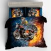 Moto Duvet Cover and Pillowcase Set Bedding Set