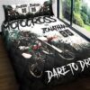 Motocross Dare To Dream Custom Name And Number Quilt Bedding Set